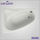 CERSANIT SICILIA NEW 140 - ванна акриловая.